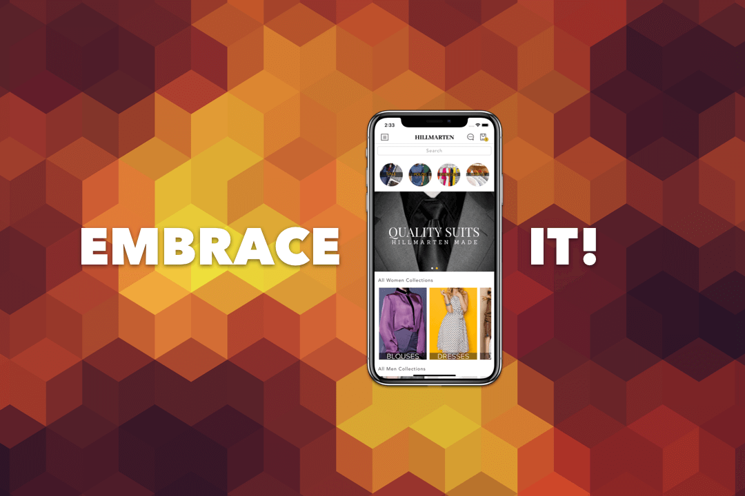 hilamartin mobile app page